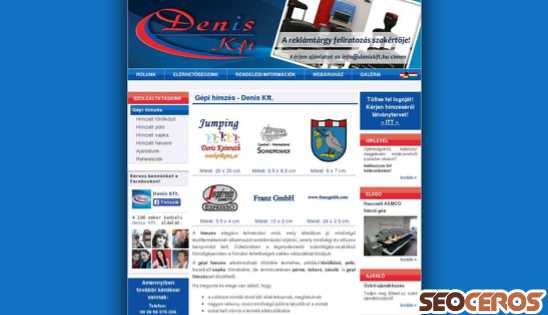 deniskft.hu desktop náhľad obrázku
