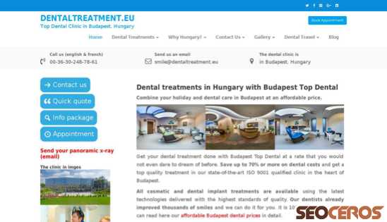 dentaltreatment.eu desktop anteprima