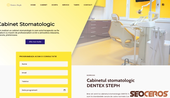 dentexsteph.ro desktop previzualizare