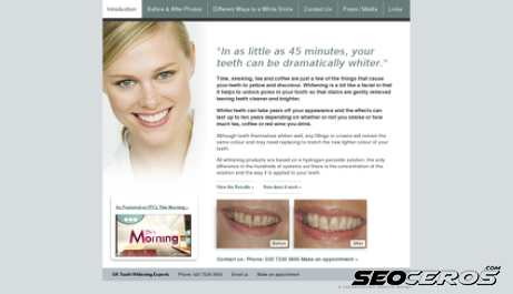 dentistlondon.co.uk desktop previzualizare