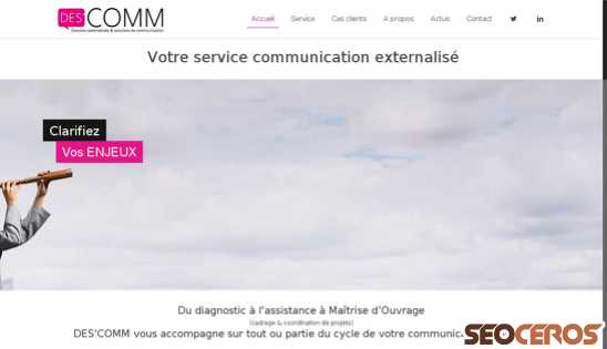 descomm.fr desktop előnézeti kép