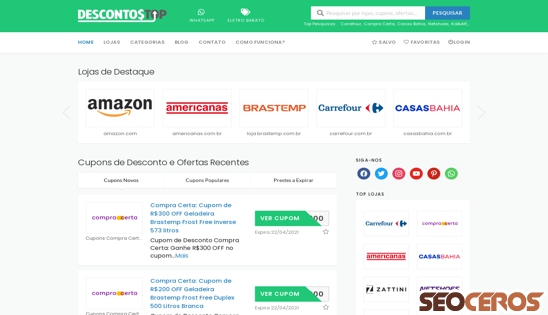 descontostop.com.br desktop previzualizare