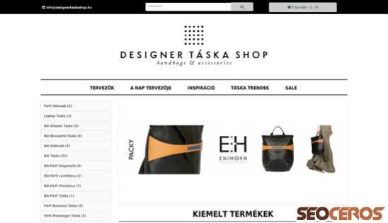 designertaskashop.hu desktop obraz podglądowy