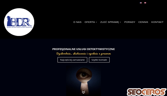 detektyw.com.pl desktop előnézeti kép