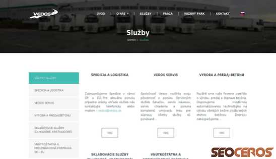 dev.vedos.sk/sluzby desktop preview
