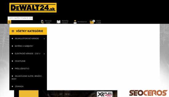 dewalt24.sk desktop előnézeti kép