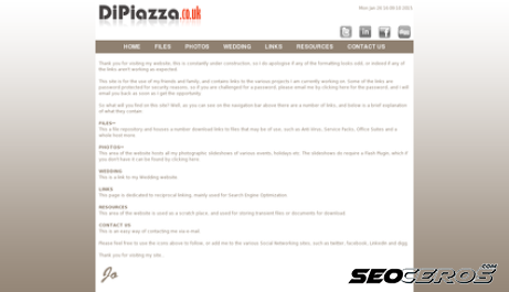 dipiazza.co.uk desktop náhled obrázku