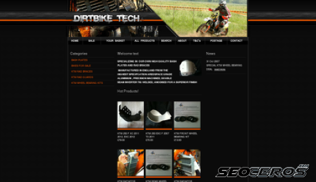 dirtbike-tech.co.uk desktop förhandsvisning