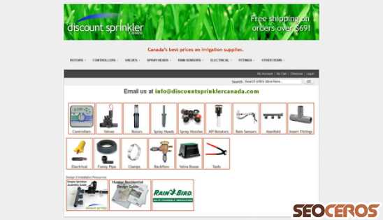 discountsprinklercanada.com desktop náhľad obrázku