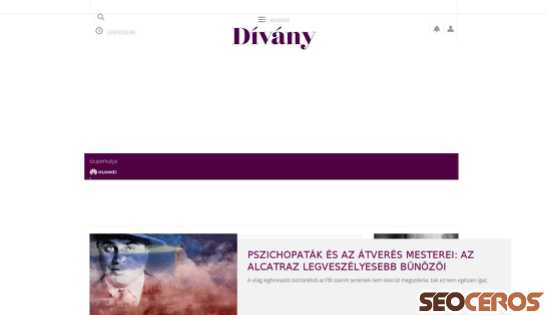 divany.hu desktop preview