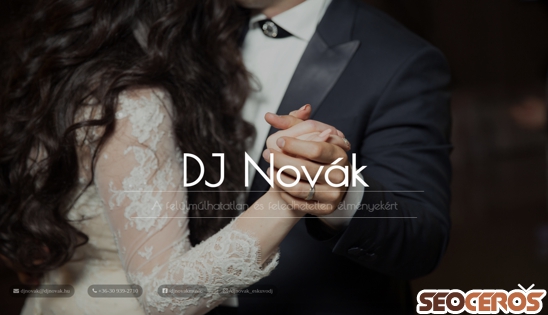 djnovak.hu desktop előnézeti kép