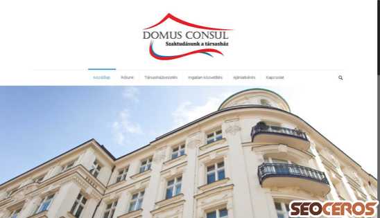 domusconsul.hu desktop előnézeti kép