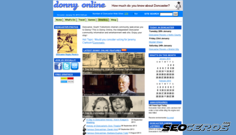 donny.co.uk desktop Vorschau