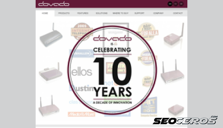dovado.co.uk desktop előnézeti kép
