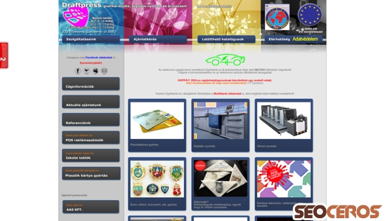 draftpress.hu desktop náhľad obrázku