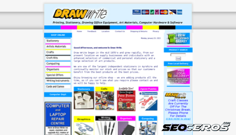 drawwrite.co.uk desktop Vorschau
