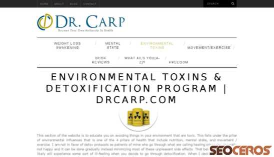 drcarp.com/environmental-toxins desktop obraz podglądowy