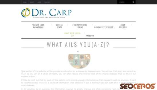 drcarp.com/what-ails-youa-z desktop Vorschau
