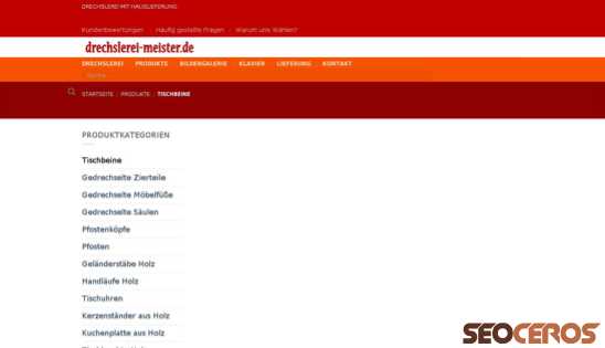 drechslerei-meister.de/produktkategorien/tischbeine desktop náhľad obrázku