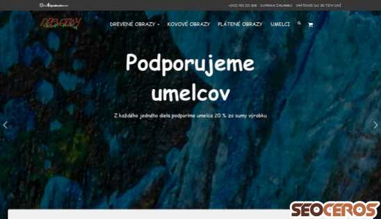 drevotiny.sk desktop anteprima