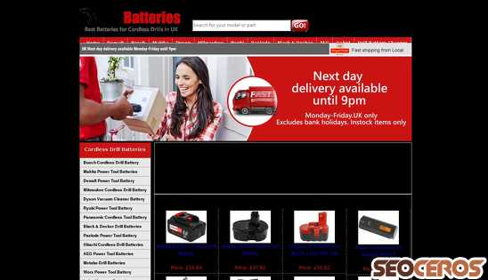 drill-batteries.co.uk desktop preview