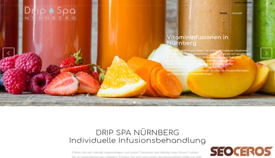 drip-spa-nuernberg.de desktop prikaz slike