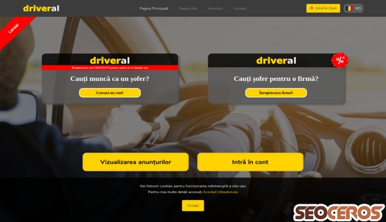 driveral.ro desktop Vista previa