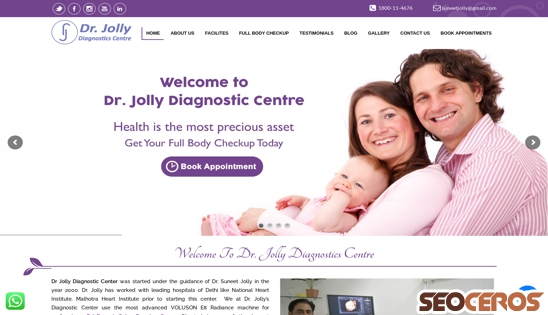 drjollydiagnostics.com desktop náhľad obrázku