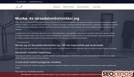 drlakatoskata.hu/munka-es-tarsadalombiztositasi-jog desktop previzualizare