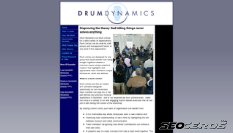 drumdynamics.co.uk desktop előnézeti kép