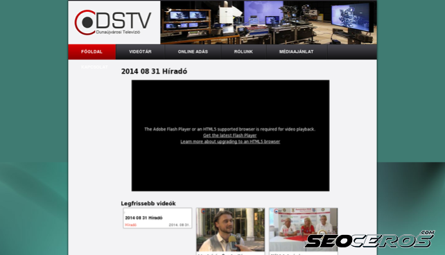 dstv.hu desktop előnézeti kép