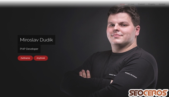 dudik.net desktop előnézeti kép