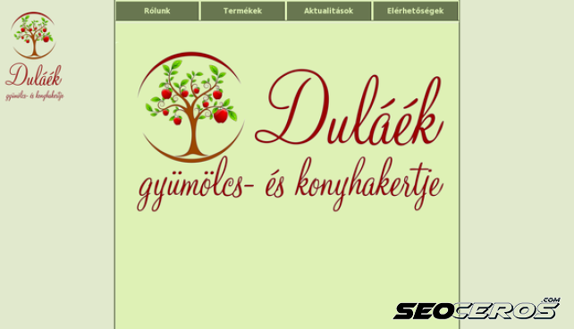 dulakert.hu desktop náhľad obrázku