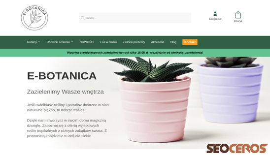 e-botanica.pl desktop obraz podglądowy