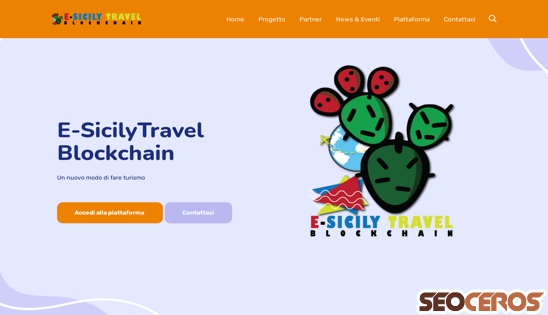 e-sicilytravelblockchain.eu desktop náhľad obrázku