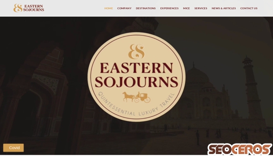 easternsojourns.com desktop förhandsvisning