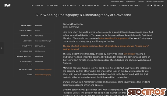 eastwestphotography.com/portfolio-item/sikh-wedding-photography-cinematography-at-gravesend-gurdwara-for-gurjot-mandeep desktop prikaz slike
