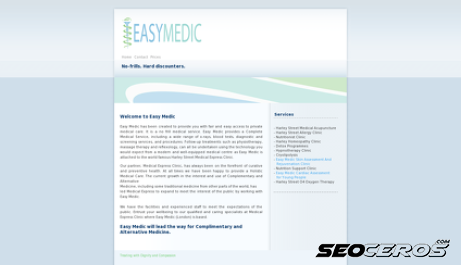 easymedic.co.uk desktop Vorschau