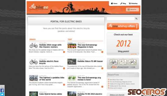 ebikeee.com desktop náhled obrázku