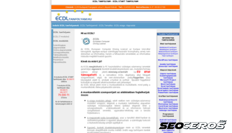 ecdltanfolyam.hu desktop náhľad obrázku