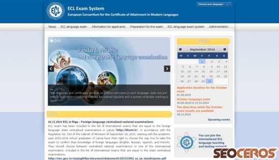 ecl-test.com desktop náhľad obrázku