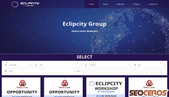 eclipcitywebinars.com desktop Vorschau