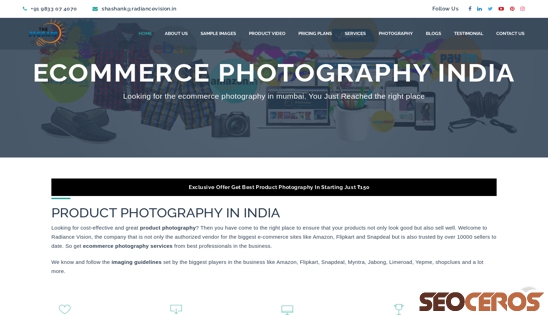 ecommercephotographyindia.com desktop previzualizare