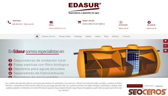edasur.com desktop preview