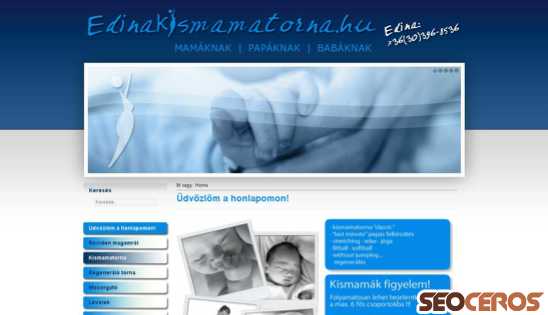 edinakismamatorna.hu desktop előnézeti kép