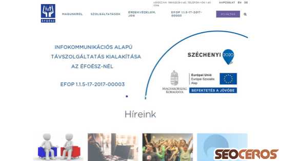 efoesz.hu desktop náhľad obrázku