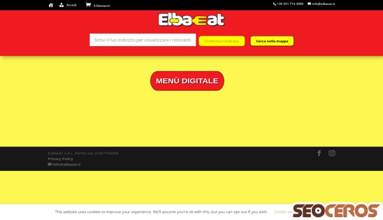 elbaeat.it desktop náhľad obrázku
