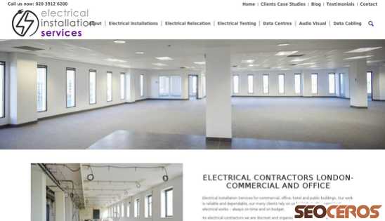 electricalinstallationservices.co.uk/london-electrical-contractors desktop förhandsvisning
