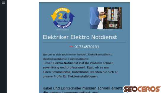 elektro-notdienst.jimdo.com desktop náhled obrázku