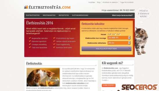 eletbiztositas.com desktop náhľad obrázku